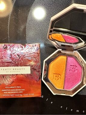 Fenty Beauty Killawatt Foil Highlighter Duo - Orange & Pink